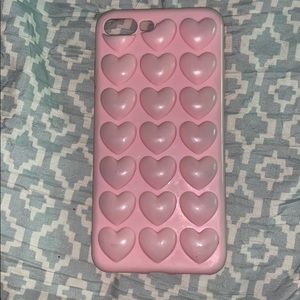 3D heart iPhone 7 Plus/ 8 plus case